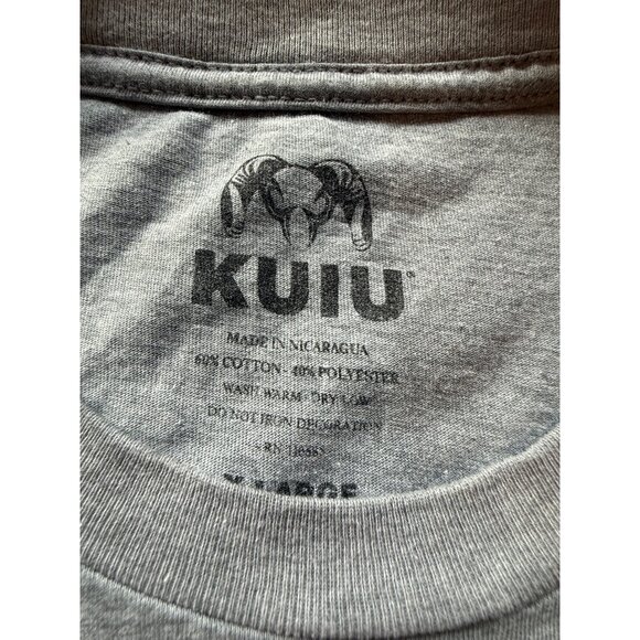 Kuiu Nation Men's Gray Graphic T-Shirt X-Large Hunting Outdoor - Picture 3 of 7